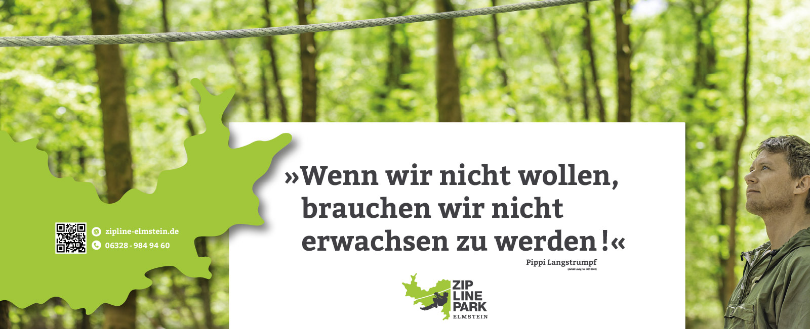 Identity und Web für Ziplinepark Elmstein